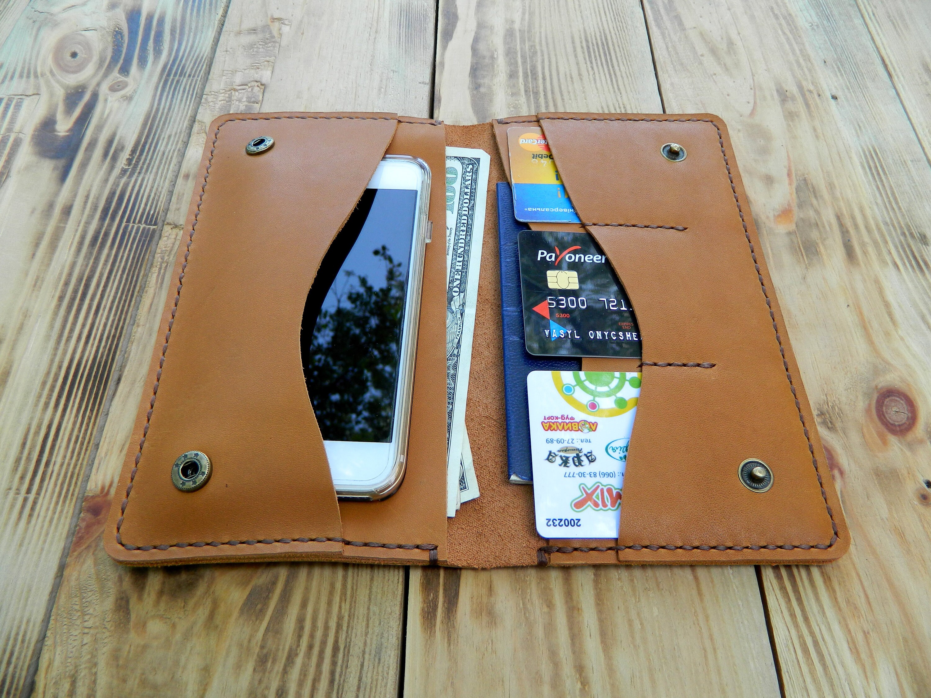 Passport wallet Wallet phone case Passport case Iphone case Etsy