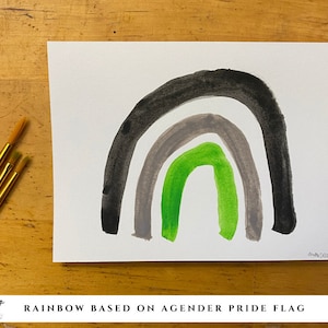 LGBTQ+ Pride Rainbow Painting / LGBT / Lesbian / Gay / Bi / Trans / Queer / Ace / Agender / Pan / Poly