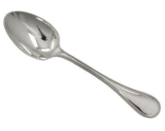 CHRISTOFLE Cutlery - PERLES Pattern - Table / Soup Spoon / Spoons - 8"