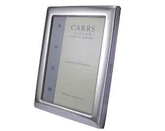 Vintage - Sterling Silver - Carrs Silver Photo Frame - 7" x 5"