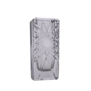 SKRUF Glass Sweden - SUNBURST Vase - Bengt EDENFALK - 7 1/2&quot; Tall - c1960