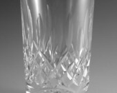 WATERFORD Crystal - LISMORE Cut - 10oz Tumbler Glass Glasses - 4 1 2 quot