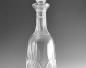 WATERFORD Crystal - LISMORE Cut - Tall Decanter Decanters - Cut Stopper - 13 quot
