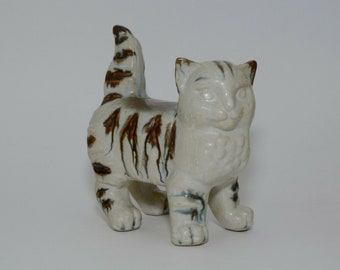 Åke Thornblad HOGANAS Sweden CAT KITTEN Figure 5 1/2" 14cm Studio Art Pottery