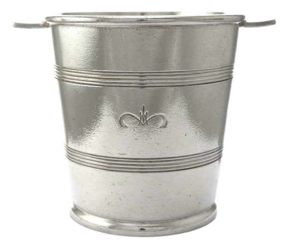 Vintage Silver Plate - 1966 Hilton Hotels Ice Bucket - 5 3/4