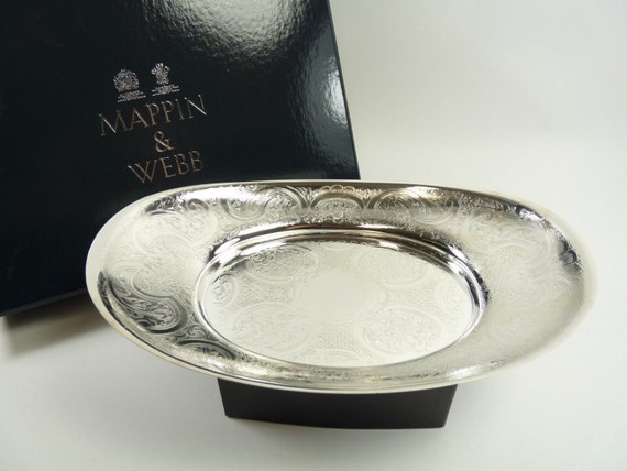 Mappin&webb マッピン&ウェッブ サービングディッシュ シルバー アンティークmappin and webb マッピン&ウェッブ シルバー