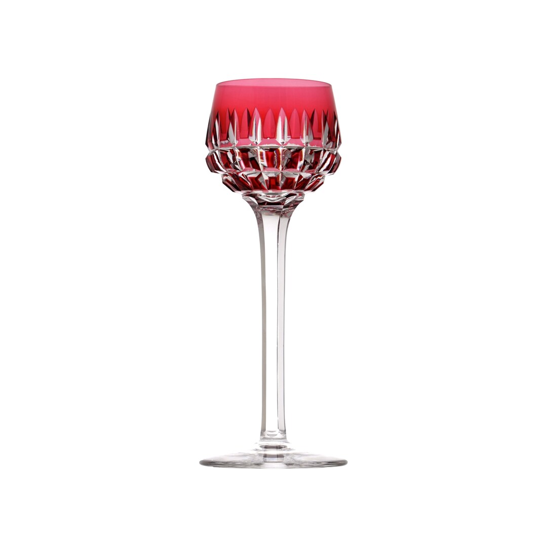 ST LOUIS Crystal - MANHATTAN Pattern - Coloured Hock Wine Glass ...