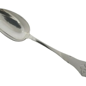 Cohr Silver Cutlery - Marie / Fransk Lilje - Dessert Spoon / Spoons - 7 1/4"