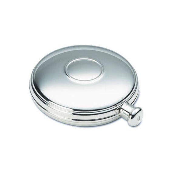 Solid Sterling Silver Hip Flask Funnel Lge Round Etsy