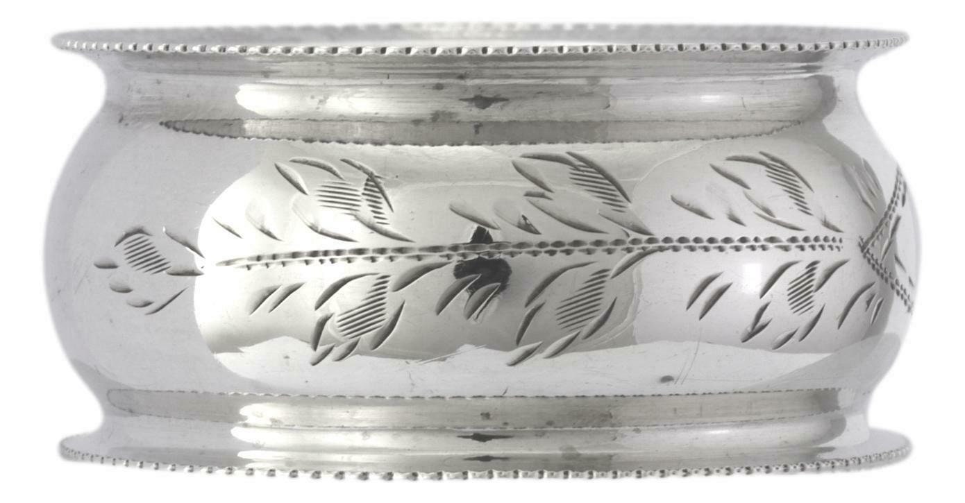 イギリス　純銀製　スターリングシルバー925 ナプキンリング　セット イギリス 純銀製 スターリングシルバー925 ナプキンリング セット