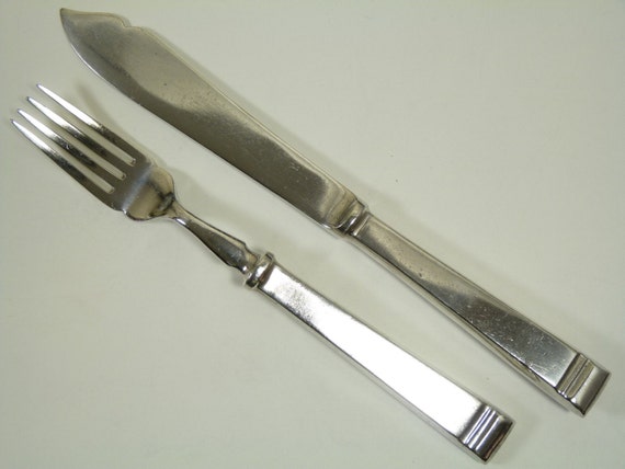 MAPPIN and WEBB Cutlery CLASSIC Pattern Fish Knife and Fish Fork
