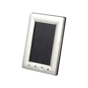 VINTAGE - Sterling Silver - CARRS Silver Modern Design Photo Frame 3.5&quot;x2.5&quot;