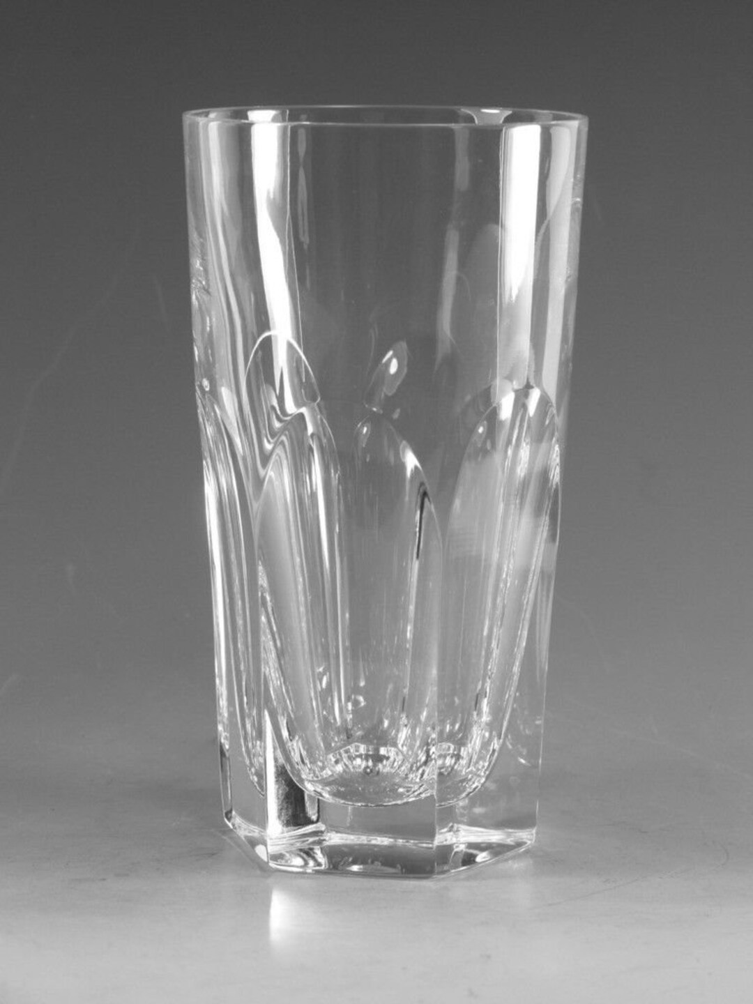 ATLANTIS Crystal ARCADAS Cut Highball Tumbler Glass / Glasses 5 3/8 ...