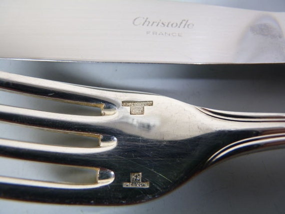 CHRISTOFLE カトラリー SPATOURS パターン ペストリーフォーク  