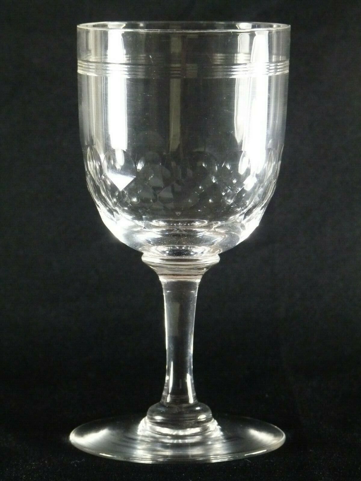 BACCARAT Crystal-ECAILLES & FILETS-verre à eau/verres-5 3/4 -  France