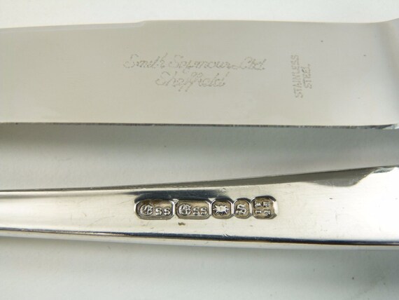 【Smith Seymour】キングスパターンのデザートセット 6名用19本組 Smith SEYMOUR カトラリー - ROSE GARDEN デザイン - ディナーフォーク