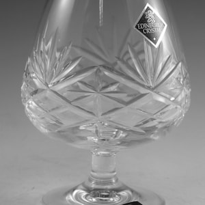 EDINBURGH Crystal - DUET Cut - Brandy Glass / Glasses - 4 3/4&quot; (2nd)
