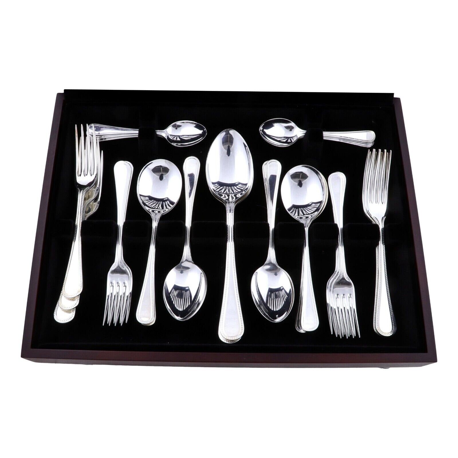 ジョージ バトラー カトラリー - モダン ビーズ - 6 人用 46 ピース