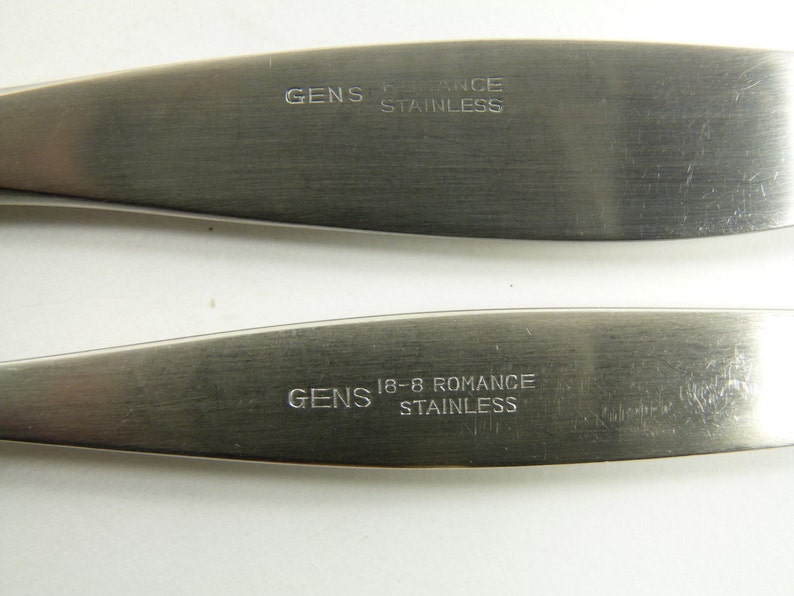 GENS Cutlery ROMANCE Stainless Fish Fork / Forks 7 1/2 image 3