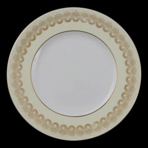WEDGWOOD Plate W4154 10 5/8&quot; Eric Ravilious Golden Persephone Interest 1950&#39;s #2