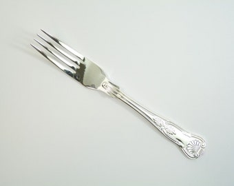 VINERS Silver Plate Cutlery - KINGS Pattern - Dessert Fork / Forks - 7 1/2"