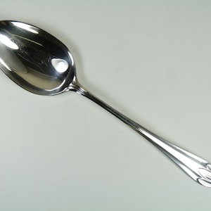 MAPPIN and WEBB Cutlery - LOTUS orchid pattern - serving spoon / spoons - 8 3/4&quot;