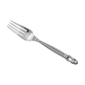 Georg JENSEN Cutlery - ACORN Pattern - Table Fork / Forks - 7 1/2&quot;