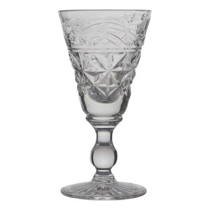 STUART Crystal - MANSFIELD Cut - Liqueur Glass / Glasses - 3 1/8&quot;