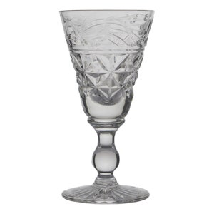 STUART Crystal MANSFIELD Cut Liqueur Glass / Glasses 3 1/8 image 1