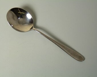 ELKINGTON Cutlery - VOGUE S/S Pattern - Soup Spoon / Spoons - 7 3/8"