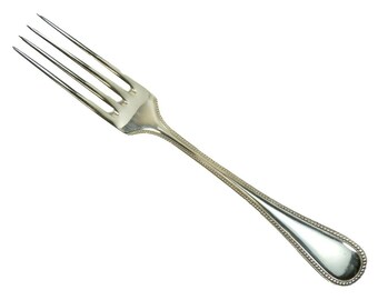 SWEDISH / Sweden Silver Plate Cutlery - BEAD - Fruit Fork / Forks - 14.5 cm 4Prg