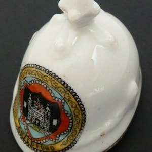 Pearl Arms China Crested WW1 Model of a German Helmet GUILDFORD Crest