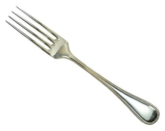 SWEDISH / Sweden Silver Plate Cutlery - BEAD - Table Fork / Forks - 21 cm