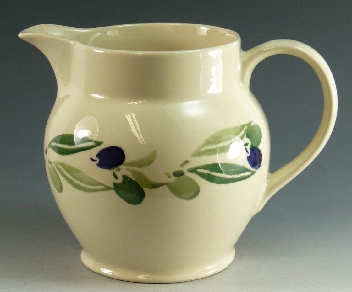 Emma BRIDGEWATER Pottery Original 1993 OLIVES 1 1/2 pint Etsy
