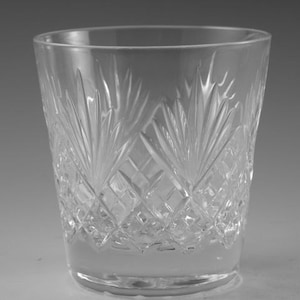 Royal DOULTON Crystal - JUNO Cut - Tumbler Glass / Glasses - 3 1/2&quot;