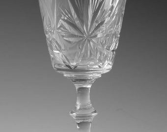EDINBURGH Crystal - STAR of EDINBURGH - Claret Wine Glass / Glasses - 5&quot;