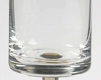 ROSENTHAL Crystal - LINEAR SMOKE - Wine Glass / Glasses - 4 3/8"