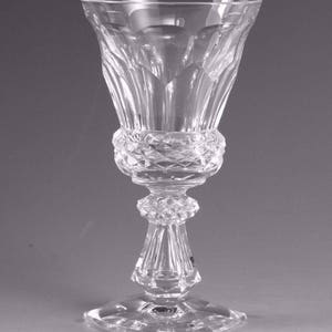 VAL St LAMBERT Crystal - NIKITA Cut - Sherry Glass / Glasses - 4 1/2&quot;