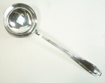 CHRISTOFLE / ALFINADE Cutlery - TURGOT Pattern - Soup Ladle - 32 cm