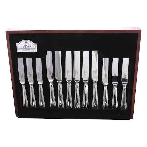 GEORGE BUTLER Cutlery - Modern BEAD - 46 Pce Canteen for 6 Persons