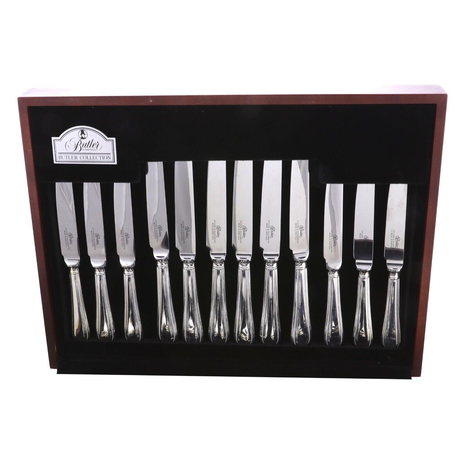 GEORGE BUTLER Cutlery - Modern BEAD - 46 Pce Canteen for 6 Persons