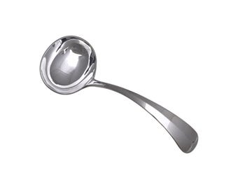 BUTLER EPNS Silver Plate - RATTAIL Pattern - Gravy / Sauce Ladle - 7"