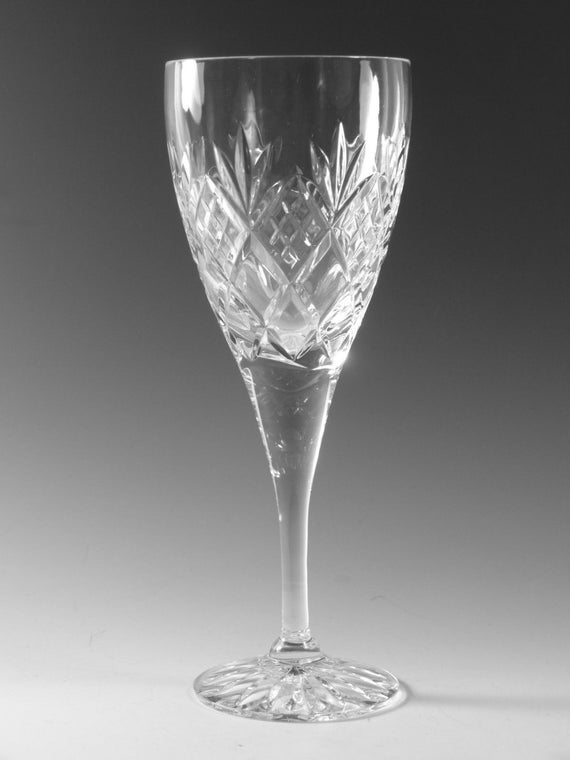 Royal DOULTON Crystal ELIZABETH Cut wijn glazen Glasses 7 1 22nd