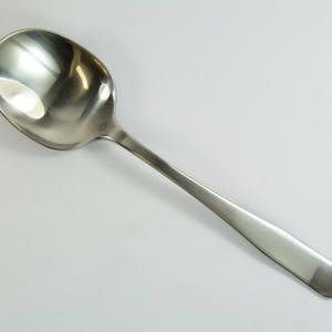 ELKINGTON Cutlery - Stainless Steel SYMBOL - Unused Dessert Spoon - 6 7/8"