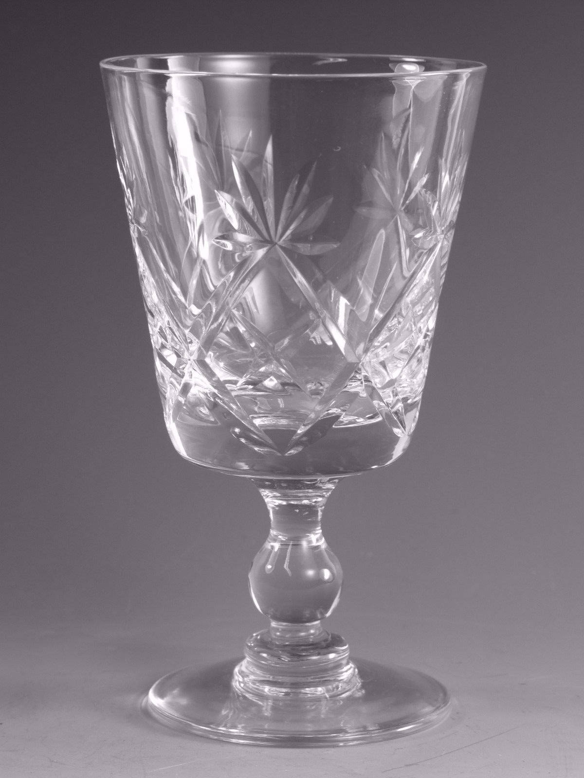 Royal BRIERLEY Crystal - BURLINGTON Cut - Wine Glass