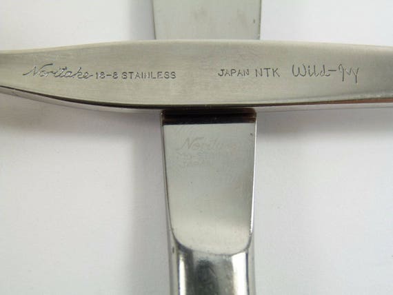 NORITAKE Cutlery - Stainless Steel WILD IVY - Dessert Knife