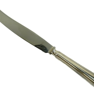 SWEDISH / Sweden Silver Plate Cutlery - BEAD - Dessert Knife / Knives - 22 cm