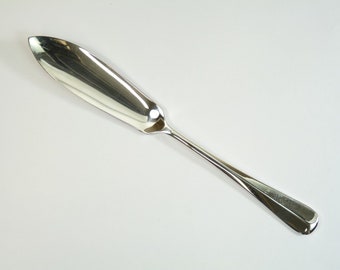 BUTLER EPNS Silver Plate - RATTAIL Pattern - Fish Knife / Knives - 7 7/8"