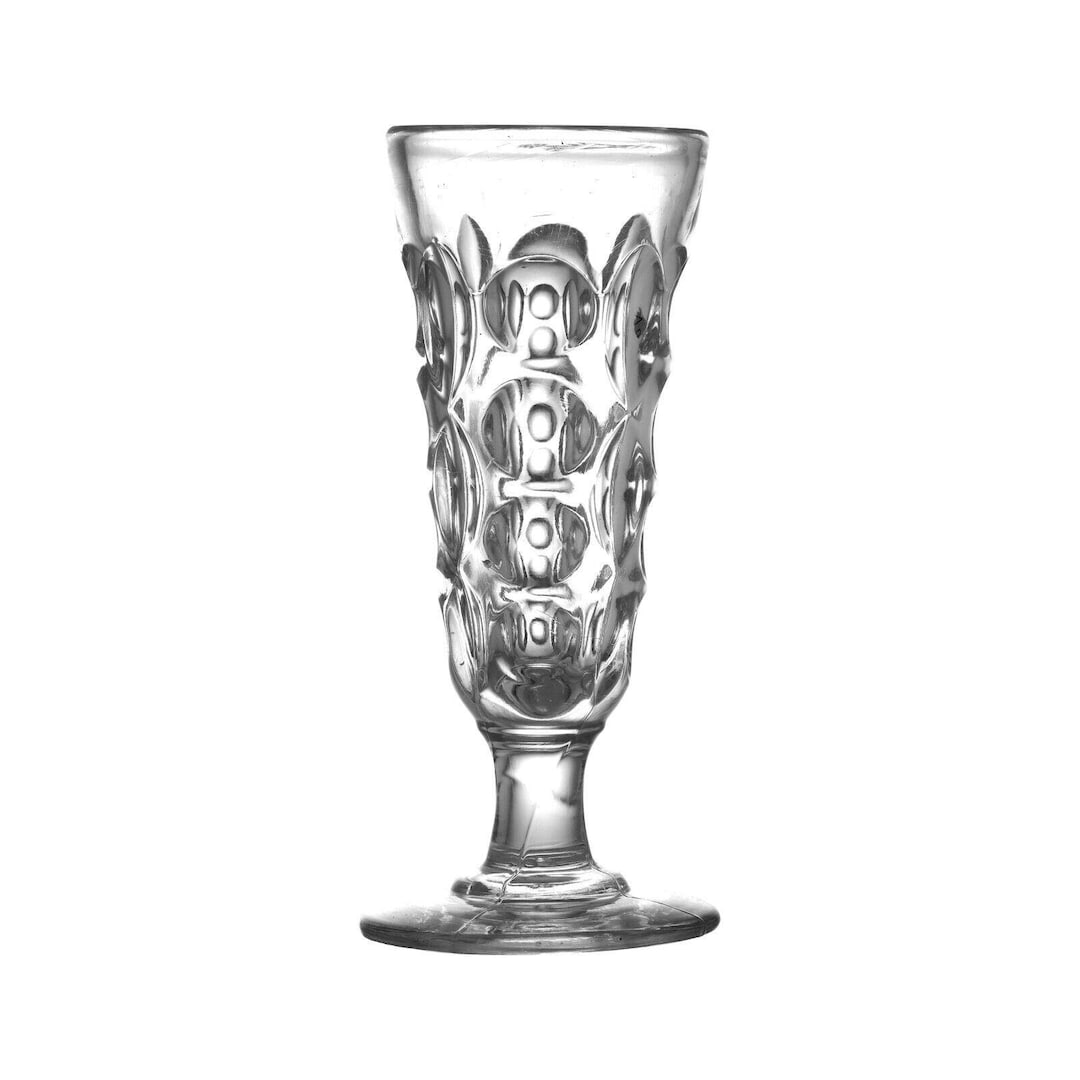 ANTIQUE Glass - Pressed Pub Rummer / Ale / Beer Glass - 7 5/8