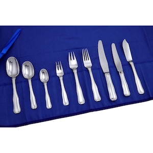 Talheres Georg JENSEN - Padrão DINAMARQUESO ANTIGO - Conjunto de 108 peças para 12 pessoas
